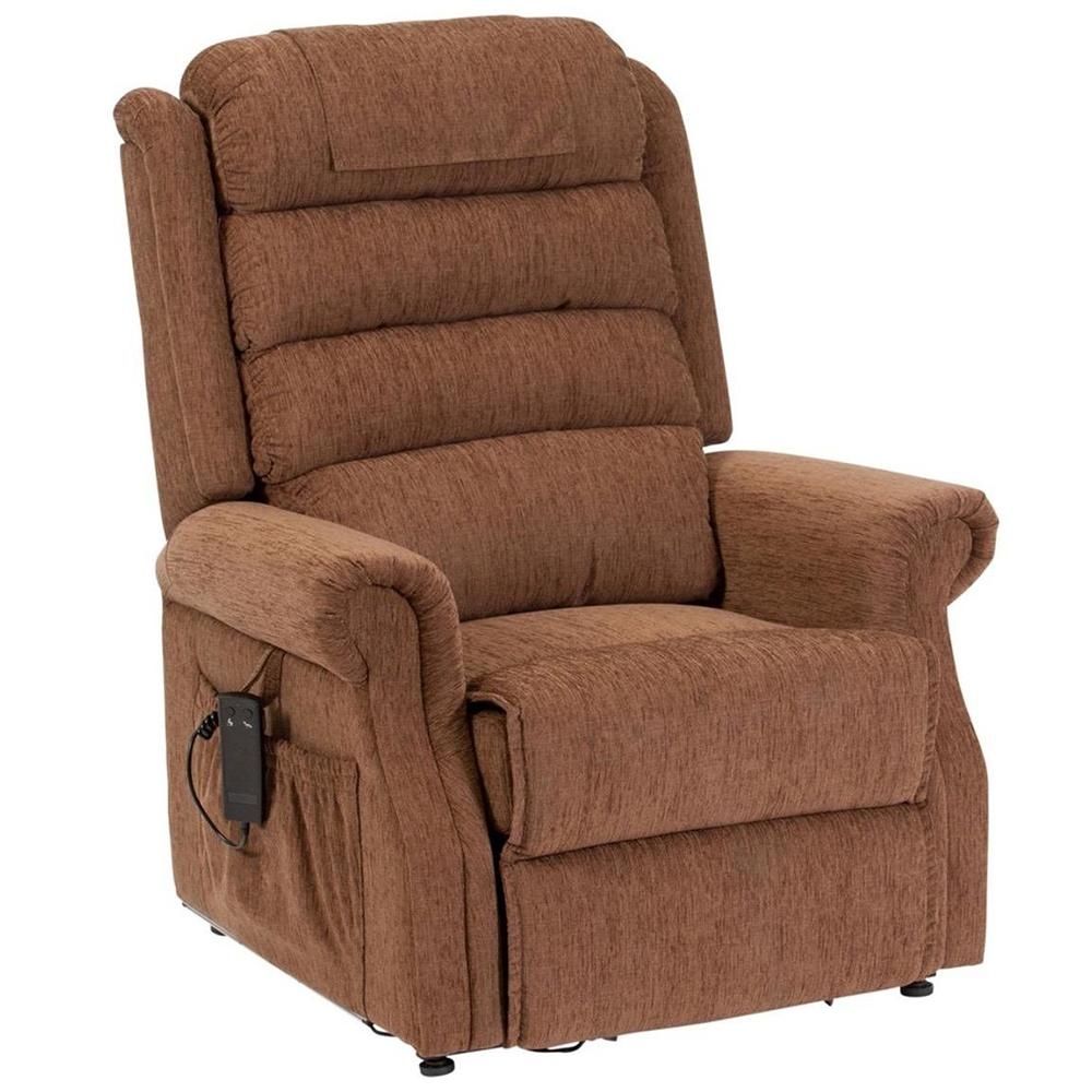 Serena Waterfall Back Riser Recliner Chair – Mocha