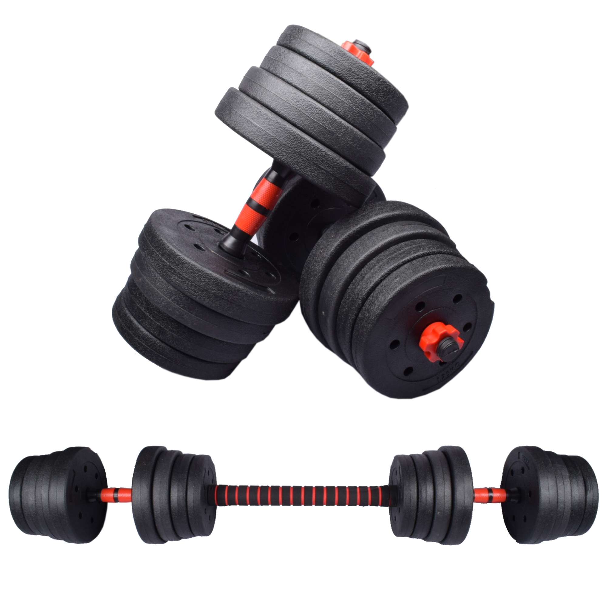 Exersci Adjustable Dumbbell & Barbell Set