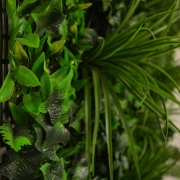 Artificial Instant Green Wall Hedge Panel Mixed Plants