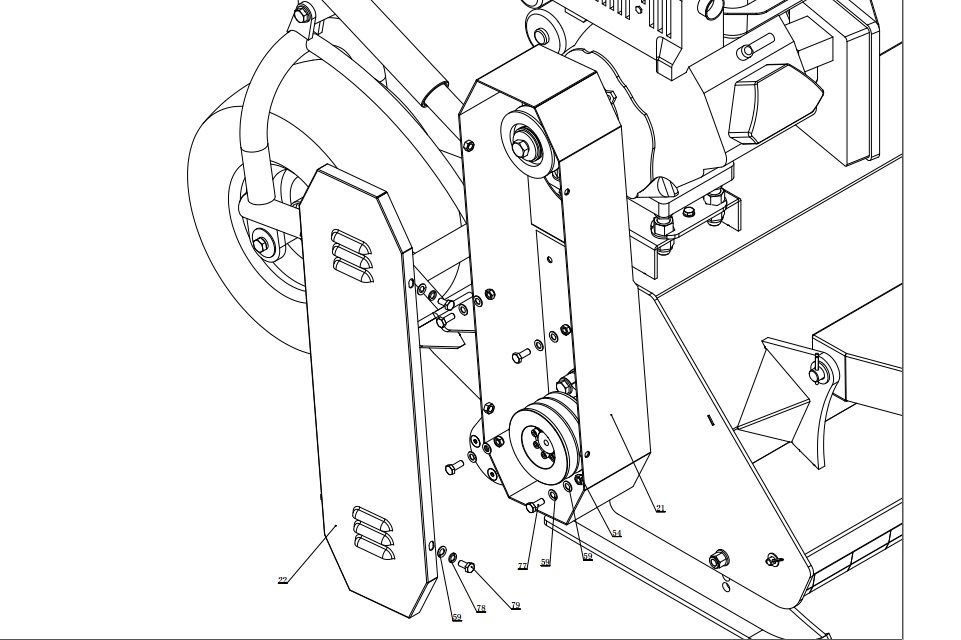 ATV Flail Mower – Bolts for flails – Spare Parts – MDL Power Up