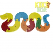 Ackerman Reptile Wooden Puzzle, Snake – Kiki Bear