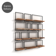 Shelfmate Composition 5 – Agora – Shelving Unit – Acumen Collection European Oak Stainless – Acumen Collection