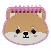 Adoramals Shiba Inu Dog Shaped PVC Notepad | Stationery | Planet Merch