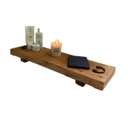 Old Barn Rustic Elm Bathboard – Acumen Collection 90cm – Bath board – Acumen Collection