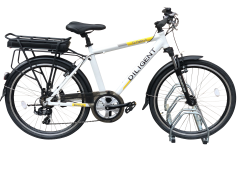 Commuter EBike G-Hybrid Diligent 36v Battery White – Pedal Assist