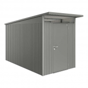 6×12 Biohort AvantGarde A4 Contemporary Shed (Double Door), Quartz Grey – Steel – Spearhead Outdoors