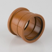 Fulham Timber – 110mm Underground Drainage Double Socket Coupling