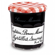 Confiture de myrtilles – Blueberry jam – glass jar – Bonne Maman, 370g – Chanteroy – Le Vacherin Deli