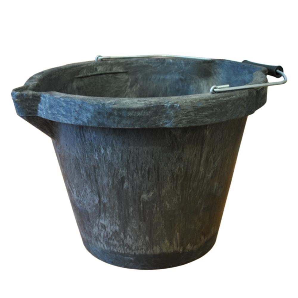 Heavy Duty 2 Gallon Builders Bucket Grey Colour Street Solutions UK