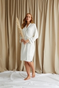 Bamboo Kimono in Cream | Women’s Nightwear | Pretty You London M/L / Cream