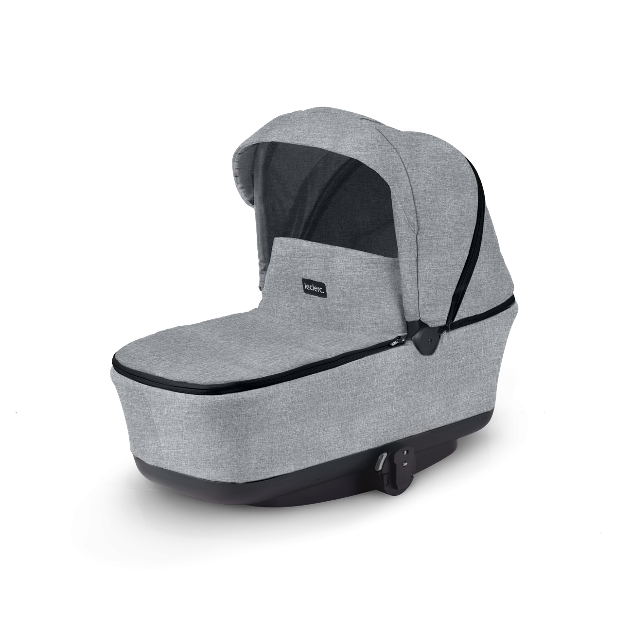 Leclercbaby Bassinet – Grey Melange- Bijou Baby