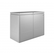 Biohort HighBoard 160 Deluxe Store, Metallic Silver – Steel – Spearhead Outdoors