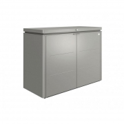 Biohort HighBoard 160 Deluxe Store, Metallic quartz grey – Steel – Spearhead Outdoors