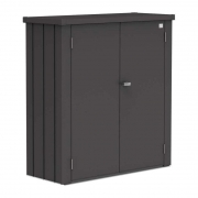 Biohort Romeo Patio Locker, Medium / Dark Grey – Steel – Spearhead Outdoors