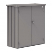 Biohort Romeo Patio Locker, Medium / Quartz – Steel – Spearhead Outdoors