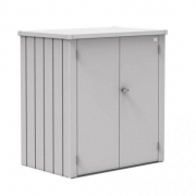 Biohort Romeo Patio Locker, Large / Silver – Steel – Spearhead Outdoors