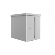 6×8 Biohort Neo N2A Garden Room, Metallic Silver – Steel – Spearhead Outdoors