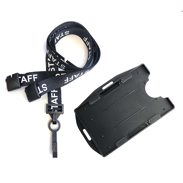 Staff Lanyard & DS Holder – Black – Staff Lanyards & Visitor – PCL Media