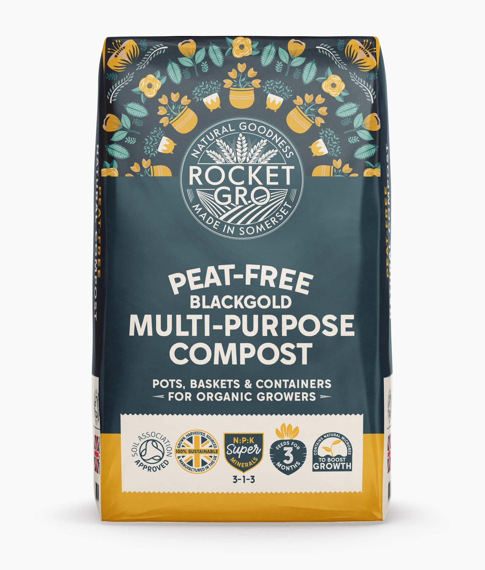 Multi-Purpose Potting Compost 50L – RocketGro