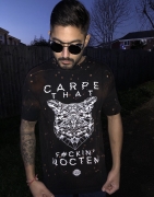 Bleached Carpe Noctem Tee – Small