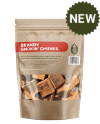 Oak Brandy Smokin’ Chunks – Single 5ltr. Pack – Smokin’ – Green Olive Firewood