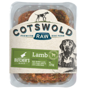 COTSWOLDS RAW BUTCHER’S BLOCK – Lamb- 1KG – Fur2Feather Pet Supplies