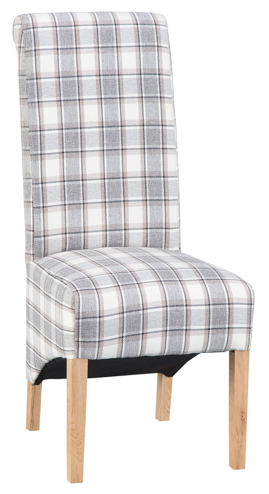 Chair Collection – Chair Design 05 Cappuccino Check Chair (Pair) – Essentials