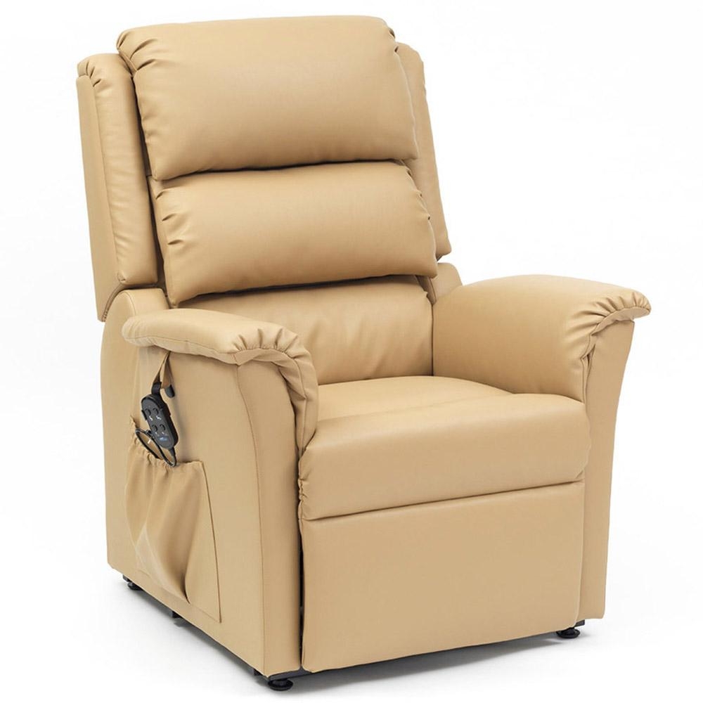 Nevada Anti-Microbial PVC Fabric Riser Recliner Armchair