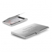 Chrome Business Card Holder