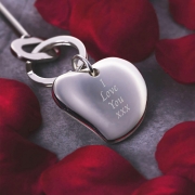 Chunky Heart Keyring