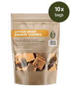 Citrus Smokin’ Chunks – 10 Packs – Smokin’ – Green Olive Firewood