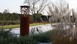 Core Steel Pellet Patio Heater Corten – Maison Flair