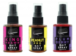 Crafty Catcher Superfood Bait Spray 50ml-Peanut Pro, King Prawn, Plum berry Plum Berry – Fur2Feather Pet Supplies