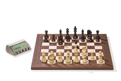 Rosewood DGT Electronic Chessboard (E-Board) USB Port Version. Royal Pieces