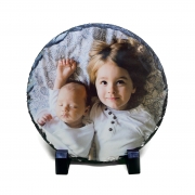 Custom Photo Slate – Round – AI Printing