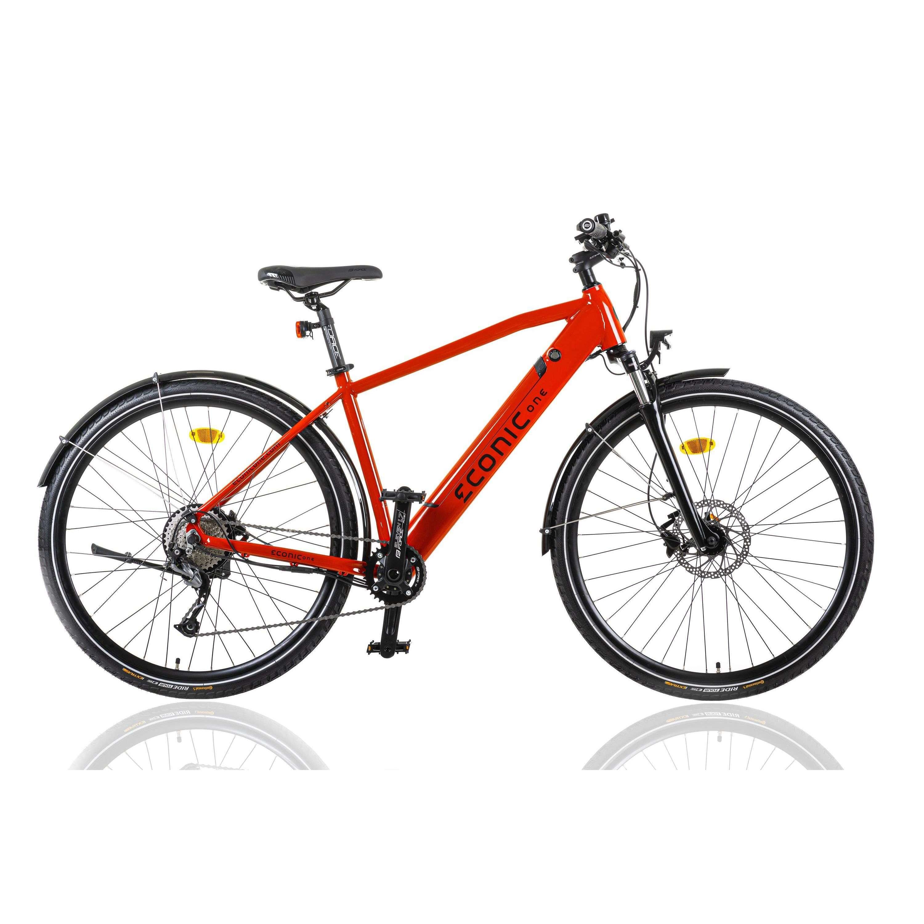 Econic One Urban Crossbar E-Bike 250W, Red / 48cm – Urban Travel