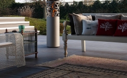 Core Titanium Steel Pellet Patio Heater – Maison Flair