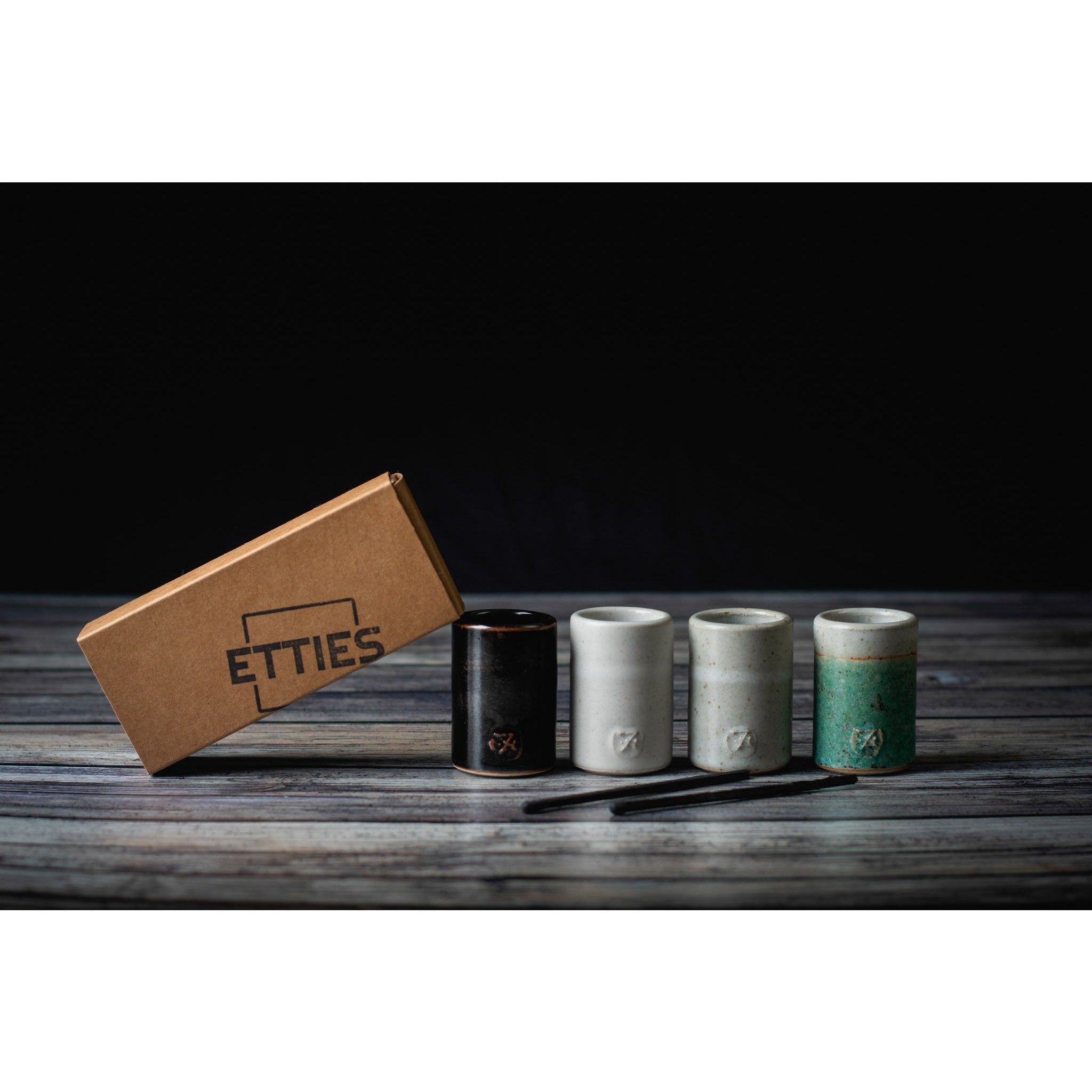 Match Stick Holder & Craft Matches – Grey – Match Holder Only – Etties Candles