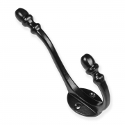 Acorn Black Coat Hook