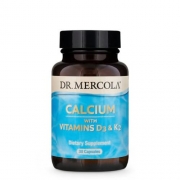 Calcium with Vitamins D3 & K2 | Dr Mercola | 30 Capsules