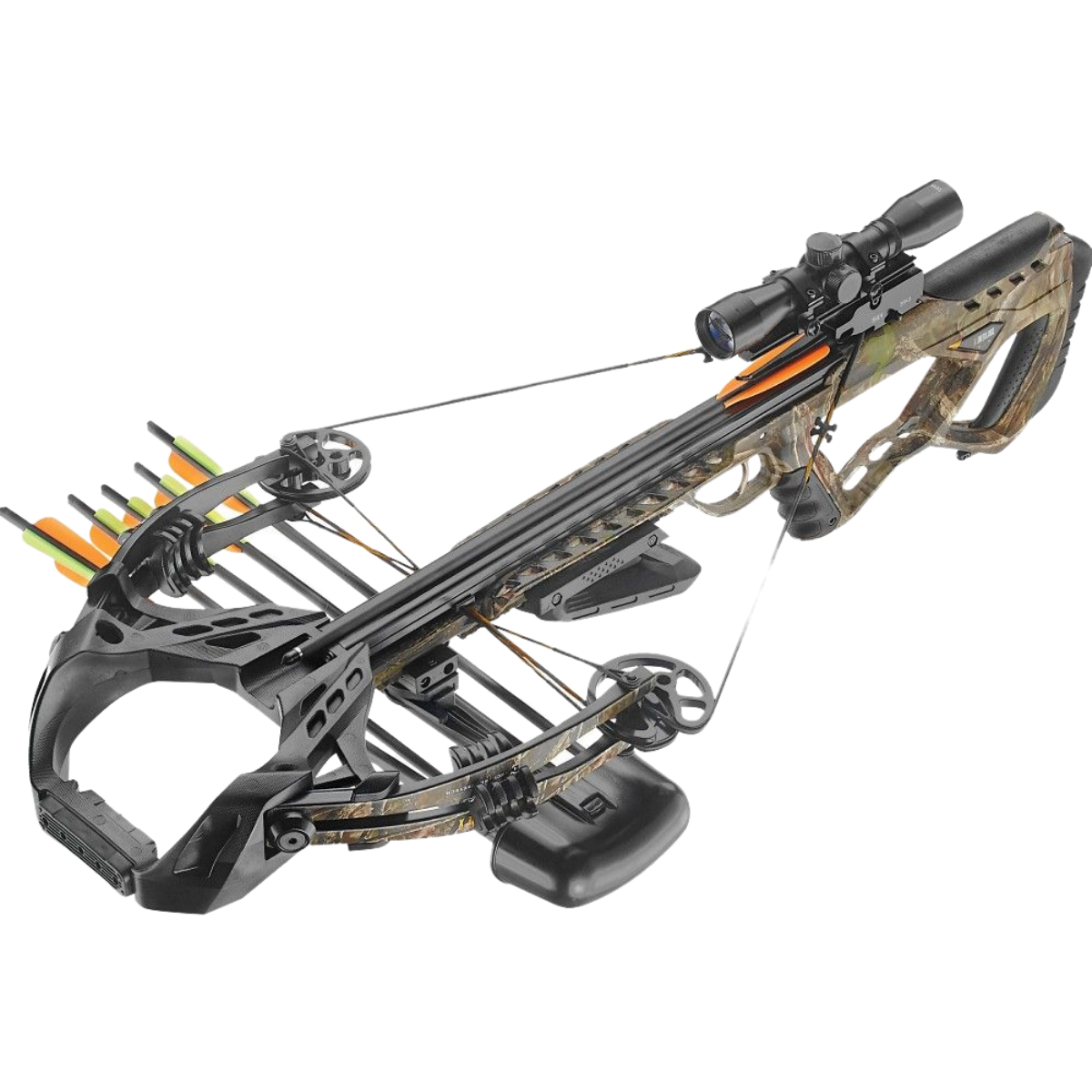 EK Archery Guillotine-X+ Compound Crossbow Package 400fps Folium Camo – Tactical Archery UK