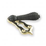 Beehive Escutcheon ebonised