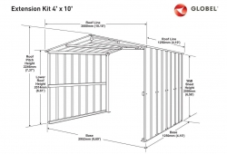 Lotus 4 Foot Extension Add-on – Steel – Spearhead Outdoors