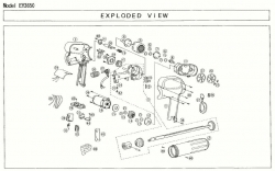 Panasonic EY3650 SHAFT WEY3650B1127 Spare Part