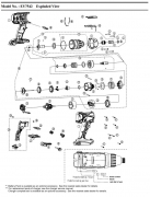 Panasonic EY7542 HOOK RELEASE LEVER WEY7540H0407 Spare Part