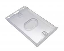 Enclosed ID Badge Holder Portrait – ID Card Holders – PCL Media