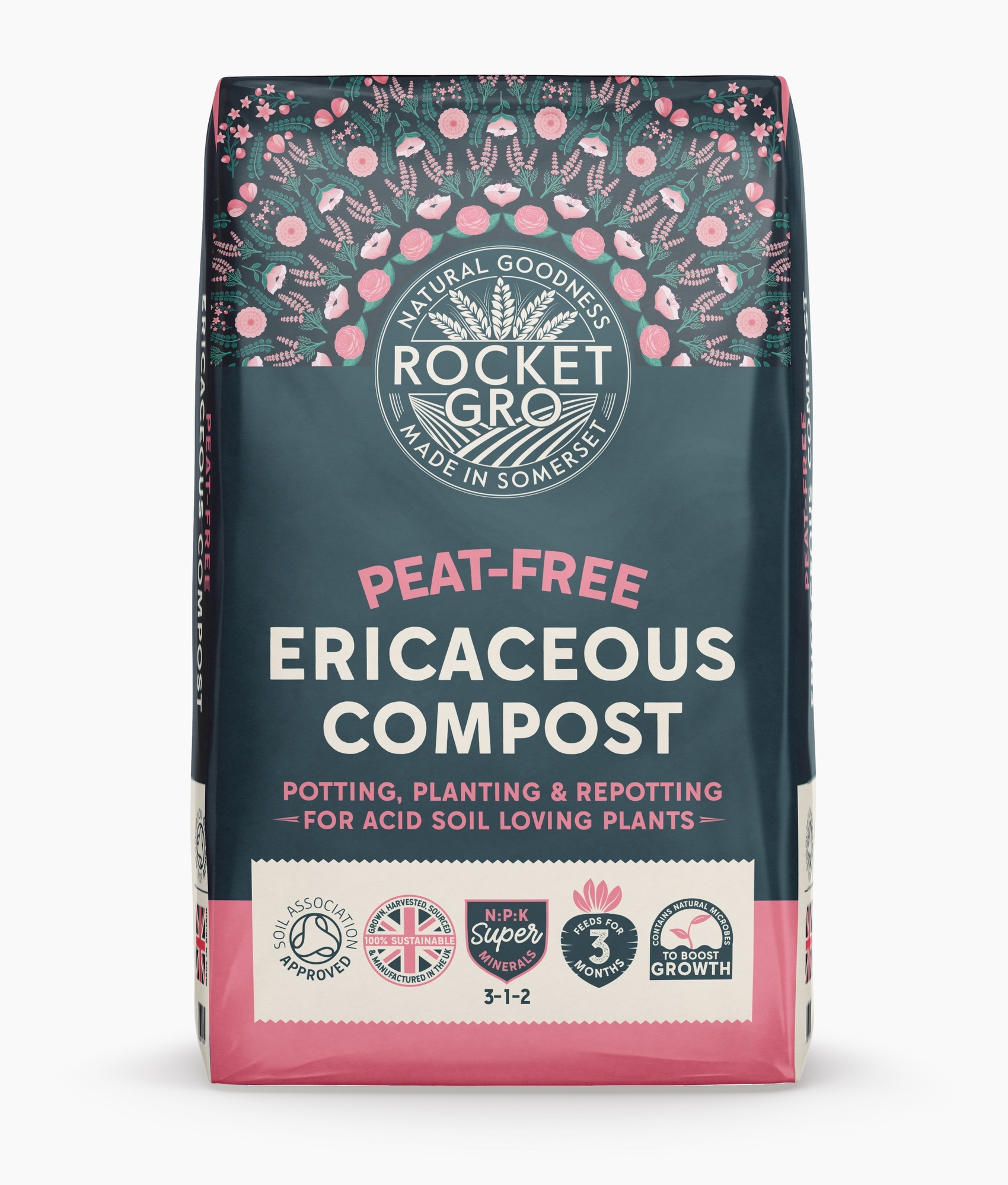 Peat-Free Ericaceous Compost 50L – RocketGro