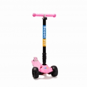 Formula 1 Kids 3 Wheel Scooter – Pink – Adjustable Size Children’s Scooter – Scoot Fit