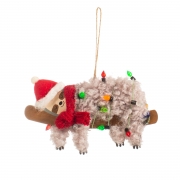 Festive Sloth Hanging Decoration | Christmas | Planet Merch