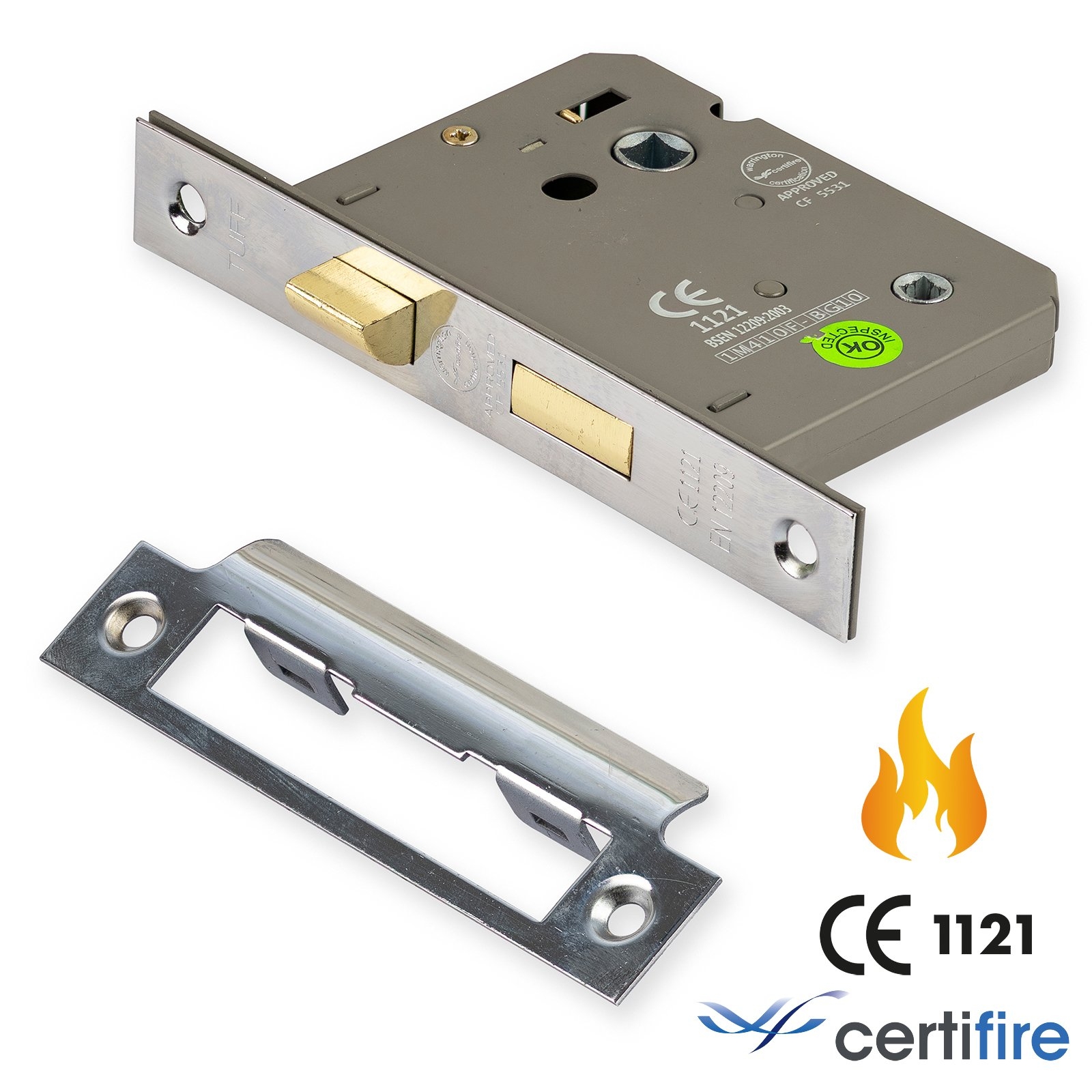 Bathroom Sash Lock Fire Rated